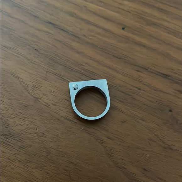 Unique Silver Stackable Ring - Picture 2 of 4